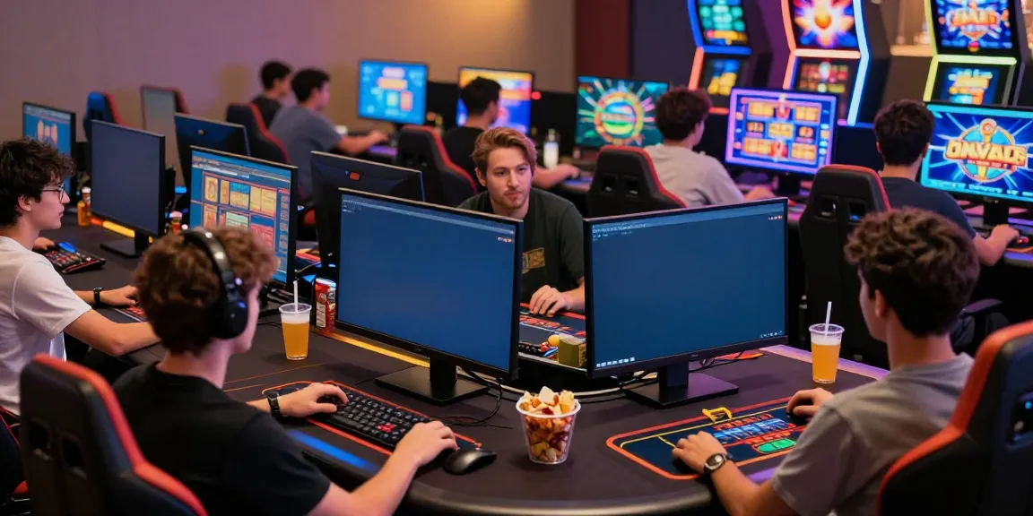 Diverse players enjoying ku88 online gaming experience with vibrant visuals and modern setups.